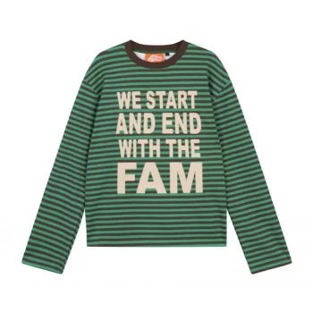 【AAKE】HEART LONG SLEEVE T Men's green t-shirts | WSS