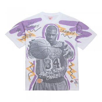 MITCHELL&NESS NBA SHOWSTOPPER SS PLAYER TEE VINTAGE LOGO ALL