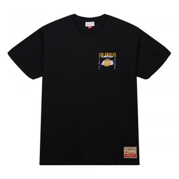 ★NAMESAKE★ブラック Neal Stamp Tシャツ ALMOSTBLACK - 【ラスト1点】 プリント Tシャツ / ドロップ