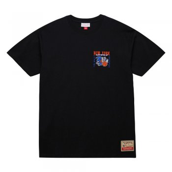 NBA MIX Series - BIG LOGO BLACK TEE ヒート バスケットボール