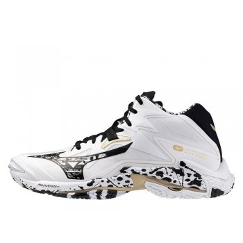 Mizuno Wave Lightning Z8 Mid Black Shoes [V1GA240506