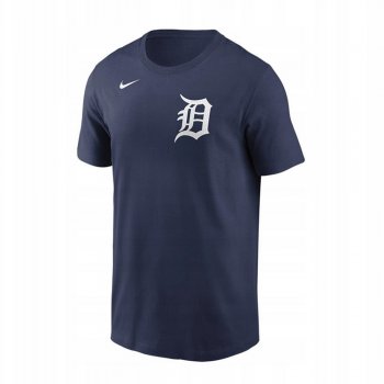 Nike MLB Fuse Wordmark Cotton New York Yankees Navy T-Shirt