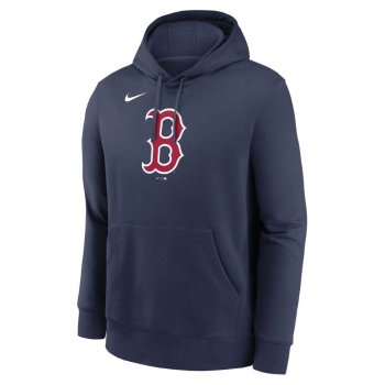 NIKE MLB LOGO CLUB FLEECE HOOD NEW YORK YANKEES MIDNIGHT