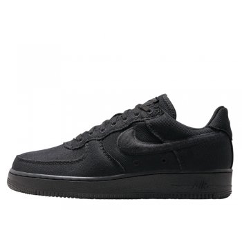 Nike Air Force Low Canvas Shoes Black