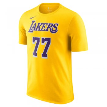 Nike NBA LeBron James Los Angeles Lakers T-shirt Yellow