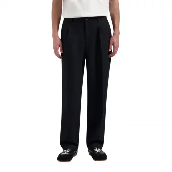 パンツ OFF-WHITE MIDNIGHT BLUE WOOL PANT Tailored Pants in Midnight Blue – SVRN