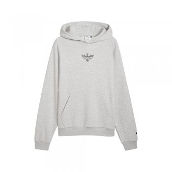KEBOZ×NICK GEAR SWEAT HOODIE GRY KEBOZ × nick gear embroidered half zip sweatshirts Size: XL