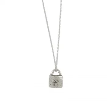 ●tow tow archive● dude necklace mix TBH12CDTN001 Lucky Brand Stainless Steel (316L) Two Tone Cross Necklace