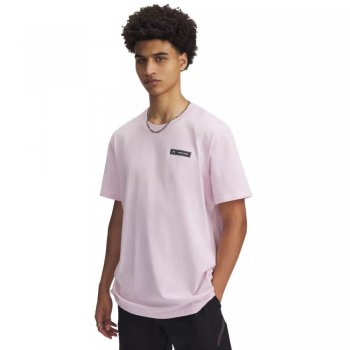 Under Armour Heavyweight Armour Label T-Shirt Pink [1382831