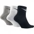 skarpety nike 3ppk lightweight quarter (s,m) (sx4706-901) skarpety nike 3ppk lightweight quarter (s,m) (sx4706-901)