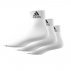 adidas performance thin ankle socks 3 pairs white adidas performance thin ankle socks 3 pairs white