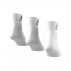 adidas performance thin ankle socks 3 pairs white adidas performance thin ankle socks 3 pairs white