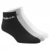 reebok ankle sock - 3 pairs multi reebok ankle sock - 3 pairs multi