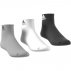adidas 3 pack ankle socks multi adidas 3 pack ankle socks multi