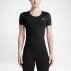 nike pro short-sleeve training top black nike pro short-sleeve training top black