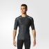 adidas techfit chill short sleeve m grafitowa adidas techfit chill short sleeve m grafitowa