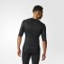 adidas techfit chill short sleeve m grafitowa adidas techfit chill short sleeve m grafitowa