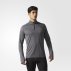 adidas response long sleeve tee grey adidas response long sleeve tee grey
