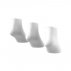 adidas 3-stripes no-show socks 3 pairs white adidas 3-stripes no-show socks 3 pairs white