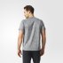 adidas d2m heathered tee grey adidas d2m heathered tee grey