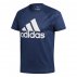 adidas d2m logo t-shirt navy adidas d2m logo t-shirt navy
