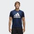 adidas d2m logo t-shirt navy adidas d2m logo t-shirt navy