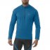 asics winter 1/2 zip top thunder blue asics winter 1/2 zip top thunder blue