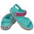crocs crocband sandal kids zielono-różowe crocs crocband sandal kids zielono-różowe