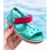 crocs crocband sandal kids zielono-różowe crocs crocband sandal kids zielono-różowe