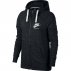 nike sportswear gym vintage full-zip hoodie black nike sportswear gym vintage full-zip hoodie black