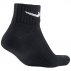 nike 3 pack value quarter socks black nike 3 pack value quarter socks black