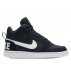 nike court brought mid gs black nike court brought mid gs black