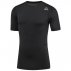 reebok workout ready short sleeve compression tee black reebok workout ready short sleeve compression tee black