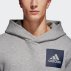 adidas essentials logo hoodie grey adidas essentials logo hoodie grey