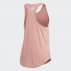 adidas essentials linear loose tank top pink adidas essentials linear loose tank top pink