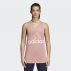 adidas essentials linear loose tank top pink adidas essentials linear loose tank top pink