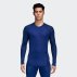 adidas alphaskin sport graphic tee blue adidas alphaskin sport graphic tee blue