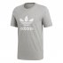 adidas trefoil tee grey adidas trefoil tee grey