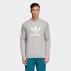 adidas originals trefoil crewneck grey adidas originals trefoil crewneck grey