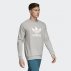 adidas originals trefoil crewneck grey adidas originals trefoil crewneck grey