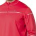 asics lite-show winter long sleeve 1/2 zip red alert / samba asics lite-show winter long sleeve 1/2 zip red alert / samba
