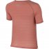 nike miler short-sleeve top breathe w różowa nike miler short-sleeve top breathe w różowa