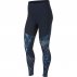 nike power flutter printed gym tights w niebieskie nike power flutter printed gym tights w niebieskie