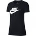 Koszulka damska Nike NSW Essential Icon Futura Czarna