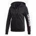 adidas essentials linear full zip fleece hoodie adidas essentials linear full zip fleece hoodie