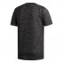 adidas frelift_tech fitted striped heather tee adidas frelift_tech fitted striped heather tee