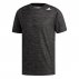 adidas frelift_tech fitted striped heather tee adidas frelift_tech fitted striped heather tee