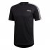 adidas design 2 move 3-stripes tee adidas design 2 move 3-stripes tee