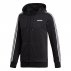 adidas essentials 3-stripes fleece hoodie adidas essentials 3-stripes fleece hoodie