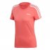 adidas essentials 3stripes slim tee adidas essentials 3stripes slim tee